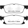 DPX3046 Brake Pads ULTIMAX2 EBC Brakes for Ford Edge Galaxy Mk3 SMax Mk2-2