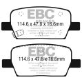 DP43064R Brake Pads YELLOWSTUFF EBC Brakes for Cadillac CT6 XT5 Chevrolet Camaro 6th Gen BUICK Enclave Cadillac CT6 XT5 XT6 Chevrolet Blazer Camaro 6th Gen Traverse GMC Acadia 2nd Gen Holden Australia and New Zealand Acadia-2