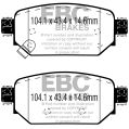 DPX3081 Brake Pads ULTIMAX2 EBC Brakes for Mazda 3 BN CX3-2