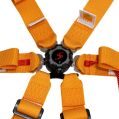 DriftShop 6 Point Harness Orange FIA Approved 8853-2