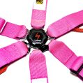 DriftShop 6 Point Harness Pink FIA Approved 8853-4