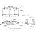 Wilwood 120-14697 Dynapro DS Universal Radial Mount Caliper 4 Pistons Black-2
