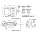 Wilwood 120-14091 Narrow Dynapro Universal Radial Mount Caliper 4 Pistons-2