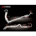 Exhaust system XForce for Nissan Navara 2011-2015 D40 STX AUTO stainless steel-1