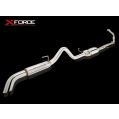 Exhaust system XForce for Nissan Navara 2011-2015 D40 STX AUTO stainless steel-2