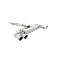 Exhaust system XForce with Varex muffler for Audi S3 2013-2020 8V SEDAN stainless steel-1