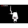 Exhaust system XForce for Mitsubishi Lancer 2001-2007 EVO 7 8 9 stainless steel-1