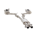 Exhaust system XForce with Varex muffler for Ford Mustang 2015-2017 GT Fastback 5.0L stainless steel-3