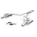 Exhaust system XForce with Varex muffler for Ford MUSTANG 2015-2017 CONVERTIBLE GT 5.0L V8 stainless steel-2