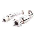 Downpipe with High-Flow Catalytic Converter XForce 100CPSI for Nissan 350Z 2003-2009 Z33 stainless steel-1
