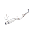 Exhaust system XForce for Nissan 180SX 1989-1994 S13 stainless steel-1