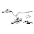 Exhaust system XForce with Varex muffler for Subaru FORESTER 2009-2012 DIESEL (SH) stainless steel-2