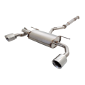 Exhaust system XForce for Subaru BRZ 2012- Z1 stainless steel-2