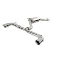 Exhaust system XForce with Varex muffler for Volkswagen Golf 2010-2013 GTI MK 6 stainless steel-3