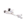 Exhaust system XForce for Volkswagen Golf 2010-2012 R MK 6 stainless steel-1