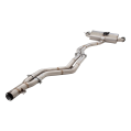 Exhaust system XForce with Varex muffler for BMW Series 1 2016-2019 F20 M140i stainless steel-2