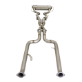 Exhaust system XForce with Varex muffler for BMW M3 2020- G80 COMPETITION stainless steel-3