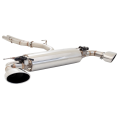 Exhaust system XForce with Varex muffler for Audi RS3 2017- 8V SEDAN stainless steel-2