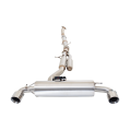 Exhaust system XForce with Varex muffler for Toyota YARIS 2021- GR stainless steel-3