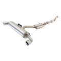 Exhaust system XForce with Varex muffler for Toyota YARIS 2021- GR stainless steel-2