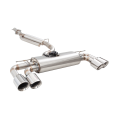 Exhaust system XForce with Varex muffler for Volkswagen Golf 2021- R MK8 stainless steel-2