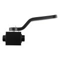 Aluminum brake line lock shut off valve 1/8