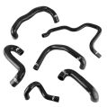 Silicone Radiator Coolant Hose Kit FMIC.EU for BMW 85-87 320i 323i 325i M20B20 M20B23 M20B25 - Black-2