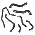 Silicone Radiator Coolant Hose Kit FMIC.EU for BMW E90 318i 320i N46 2005-2013 - Black-2