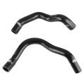 Silicone Radiator Coolant Hose Kit FMIC.EU for Jeep Cherokee XJ 4.0L - Black-2