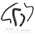 Silicone Radiator Coolant Hose Kit FMIC.EU for Jeep Wrangler TJ 4.0L L4 1997-2001 - Black-1