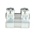 Stainless steel SS304 exhaust pipe connector with clamp FMIC.EU 54mm 2.1