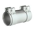 Stainless steel SS304 exhaust pipe connector with clamp FMIC.EU 63mm 2.5