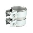 Stainless steel SS304 exhaust pipe connector with clamp FMIC.EU 70mm 2.75