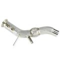 Downpipe with Heat Shield FMIC.Pro for BMW F06 F12 F13 640d 640dx N57Z 2010-2017-1