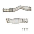 Downpipe FMIC.Pro for BMW M2 M3 M4 G87 G20 G80 S58 B30 2020+ CAT with heat shield-1