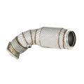 Downpipe FMIC.Pro for BMW F80 M3 S55 USA + CAT with heat shield-5