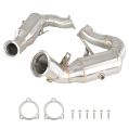 Downpipe FMIC.Pro for Porsche Macan S Turbo 3.0T 3.6T 2014-2023-3