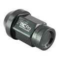 Forged Aluminum wheel nut FMIC.Pro M14x1.25 Grey (gun metal) 1 pc. conical 7075-T6 -1