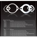 Stainless steel exhaust flange XForce 2.25