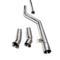 Valved exhaust system cat-back single tips FMIC.Pro for BMW 5 series G30 G31 540i 3.0T 2017-2023-3