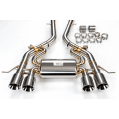 Valved exhaust system cat-back Single Mid-Pipe FMIC.Pro for BMW M3 G80 G81 M4 G82 G83 3.0 S58 2021--4