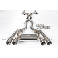 Valved exhaust system cat-back Dual X-Pipe FMIC.Pro for BMW M3 G80 G81 M4 G82 G83 3.0 S58 2021--4