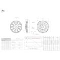 Embossing Push Fan FMIC.Pro 10” SUPER SLIM 130W-8