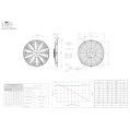 Suction Pull Fan FMIC.Pro 14” RACING 180W-8