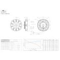Embossing Push Fan FMIC.Pro 10” RACING 180W -8