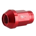 Forged Aluminum wheel nut FMIC.Pro M14x1.25 Red 1 pc. conical 7075-T6 -4