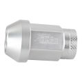 Forged Aluminum wheel nut FMIC.Pro M12x1.5 Silver 1 pc. conical 7075-T6 -3