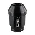 Forged aluminum wheel nut FMIC.Pro M12x1.5 Black 1 pc. conical through-hole 7075-T6 -2