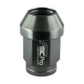 Forged aluminum wheel nut FMIC.Pro M12x1.5 Grey (gun metal) 1 pc. conical through-hole 7075-T6 -2