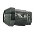 Forged aluminum wheel nut FMIC.Pro M14x1.25 Grey (gun metal) 1 pc. conical through-hole 7075-T6 -3